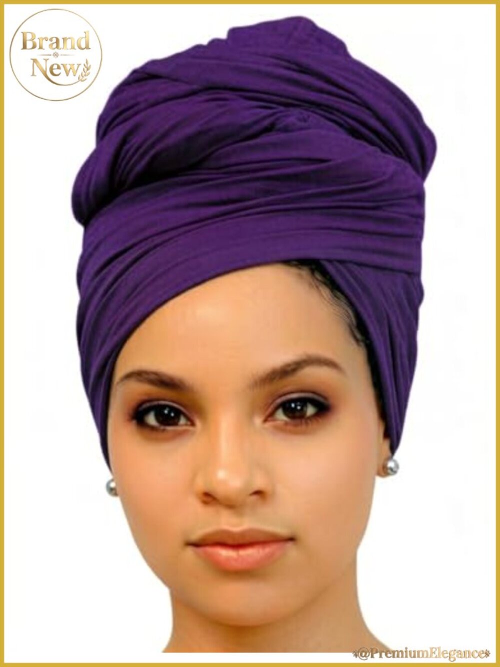 Soft African Head Wrap Scarf 71" Long Stretch Jersey Turban for Locs